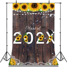 Load image into Gallery viewer, Lofaris Sunfloral And Bright Brown Wood Class Of 2022 Backdorp