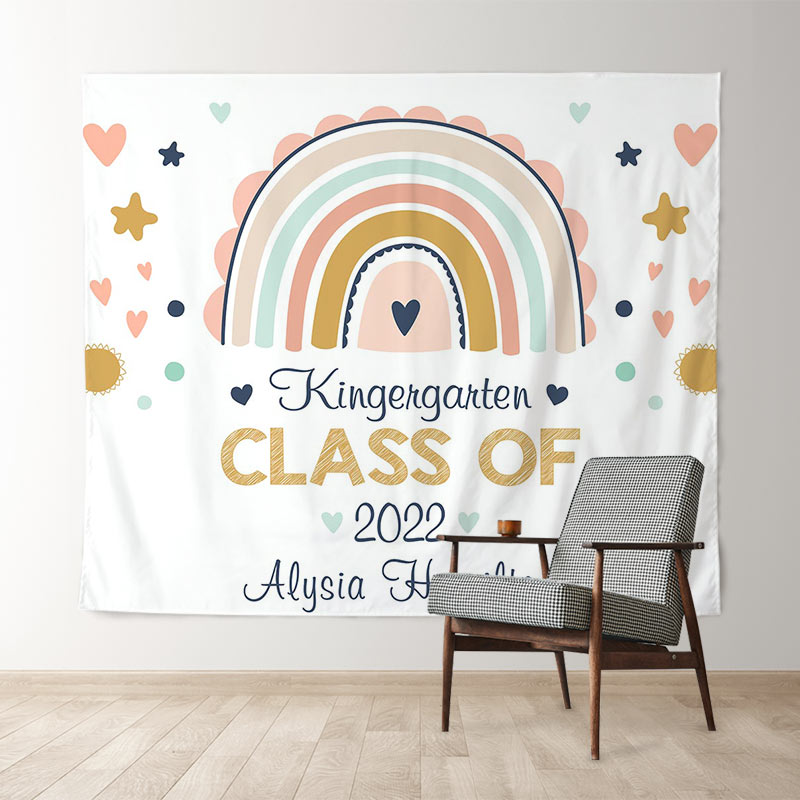 Lofaris Cute Colorful Last Day Of Kindergarten 2022 Backdrop