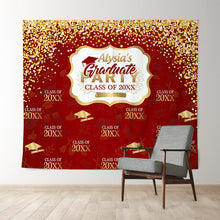 Load image into Gallery viewer, Lofaris Classic Graduation Party Prom Backdrop For Grads
