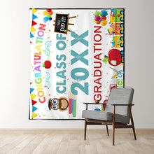 Load image into Gallery viewer, Lofaris School Elements Congratulation Class Of 2022 Backdrop
