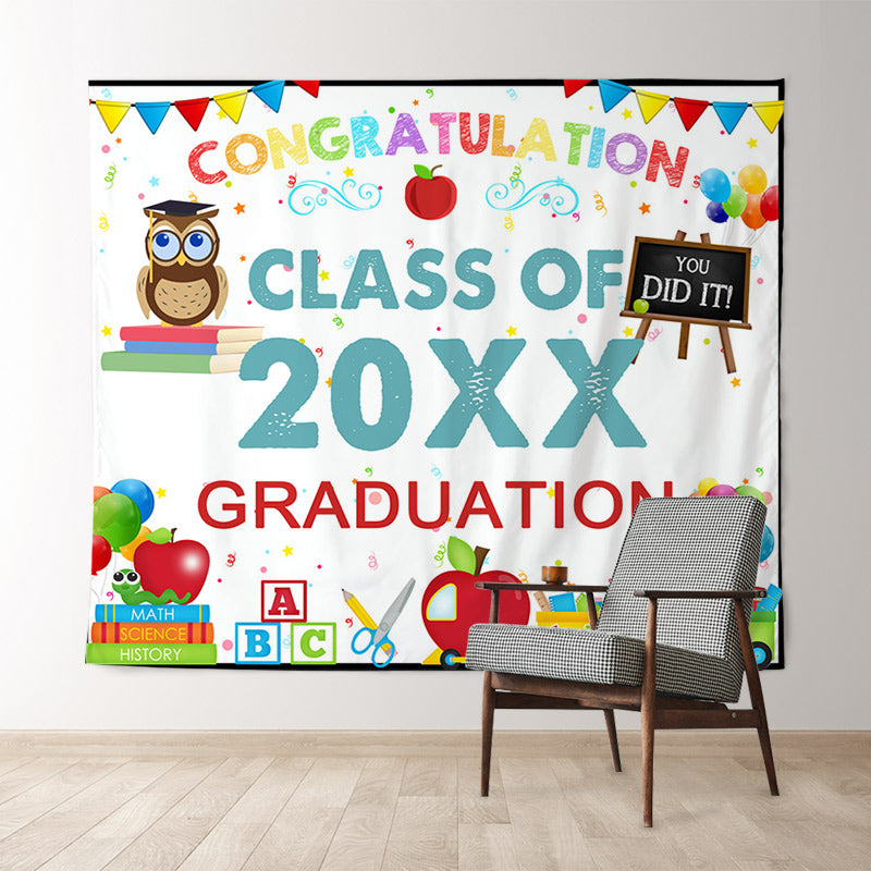 Lofaris School Elements Congratulation Class Of 2022 Backdrop