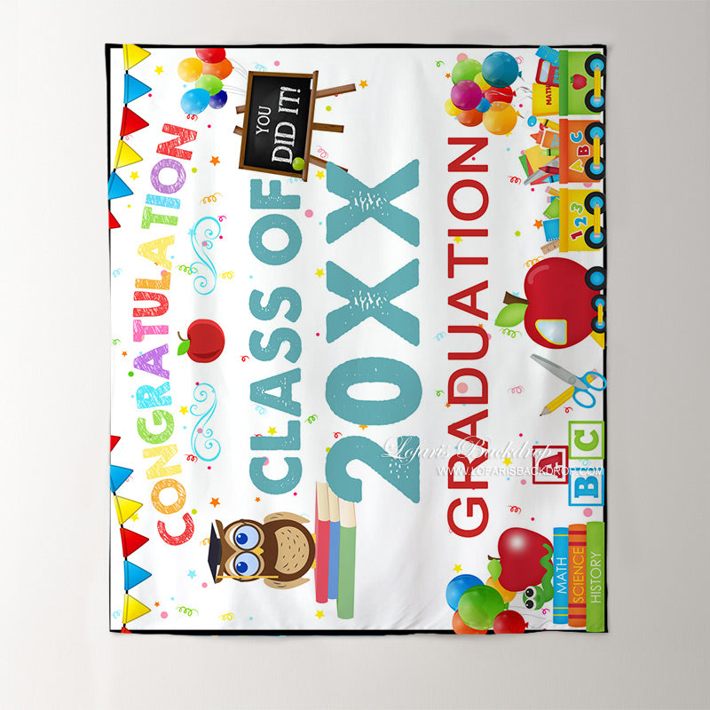 Lofaris School Elements Congratulation Class Of 2022 Backdrop